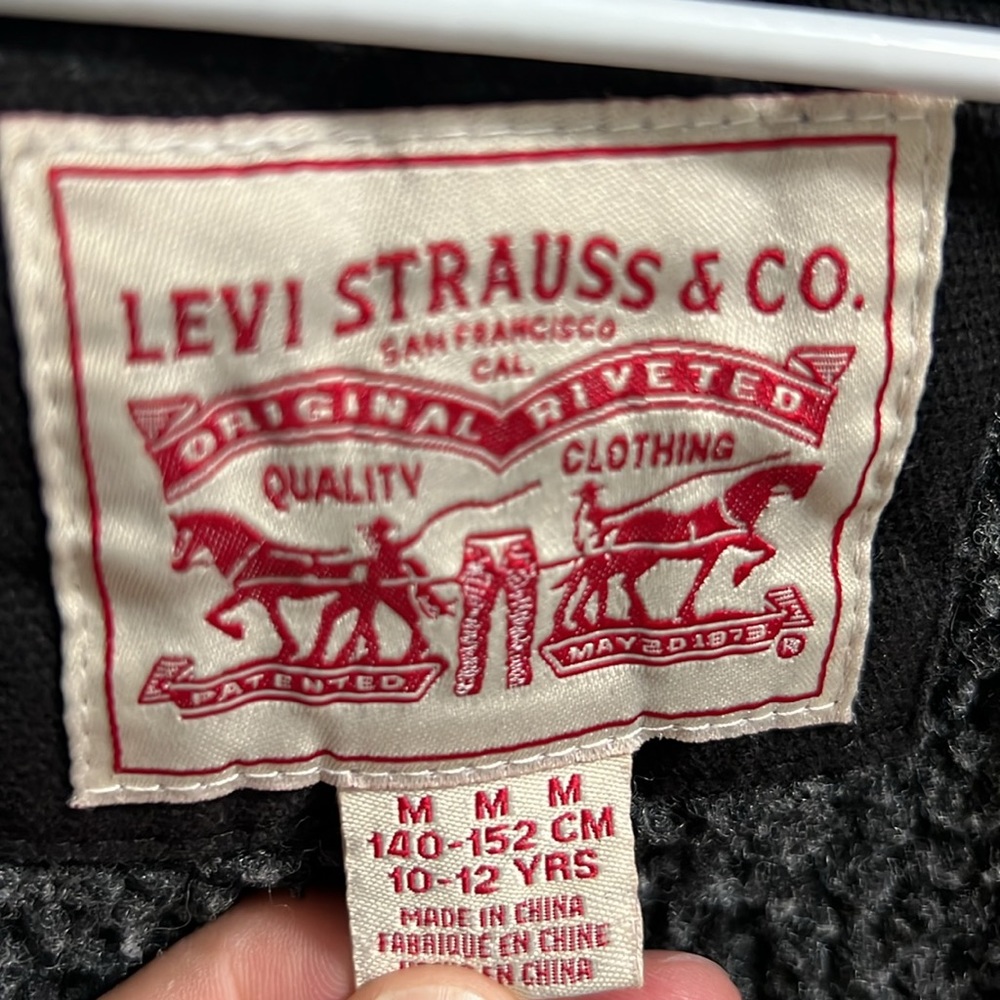 Kids Levi’s Hooded Canvas lined jacket Carhartt look alike size medium. - Picture 7 of 10